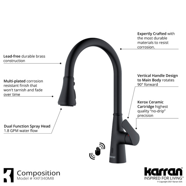 Quartz Composite Grey Kitchen Sink Matte 7
