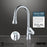 Quartz Composite White Kitchen Sink Matte 6