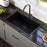 Quartz Composite Black Kitchen Sink Matte 2
