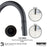 Quartz Composite Black Kitchen Sink Matte 8
