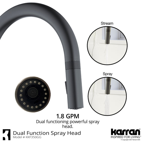 Quartz Composite Black Kitchen Sink Matte 8