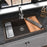 Quartz Composite Brown Kitchen Sink Matte 5