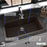 Quartz Composite Brown Kitchen Sink Matte 6