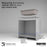Quartz Composite Concrete Kitchen Sink Matte 9