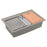 Quartz Composite Concrete Kitchen Sink Matte 1