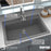 Quartz Composite Grey Kitchen Sink Matte 6