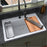 Quartz Composite White Kitchen Sink Matte 6