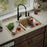 Quartz Composite Bisque Kitchen Sink Matte 3