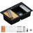 Quartz Composite Black Kitchen Sink Matte 1