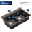 Quartz Composite Brown Kitchen Sink Matte 2