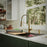 Quartz Composite Brown Kitchen Sink Matte 4