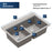 Quartz Composite Concrete Kitchen Sink Matte 2