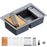 Quartz Composite Grey Kitchen Sink Matte 1