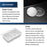 Quartz Composite White Kitchen Sink Matte 8