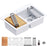 Quartz Composite White Kitchen Sink Matte 1