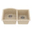 Quartz Composite Bisque Kitchen Sink Matte 2