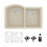 Quartz Composite Bisque Kitchen Sink Matte 1