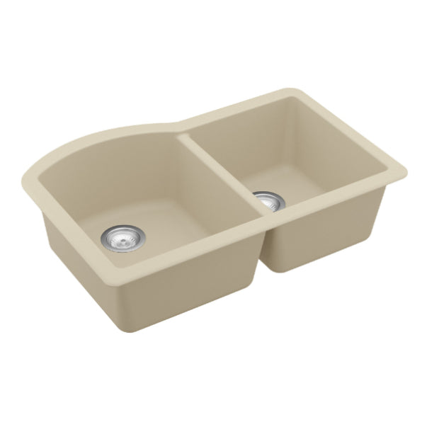 Quartz Composite Bisque Kitchen Sink Matte 2
