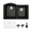 Quartz Composite Black Kitchen Sink Matte 1