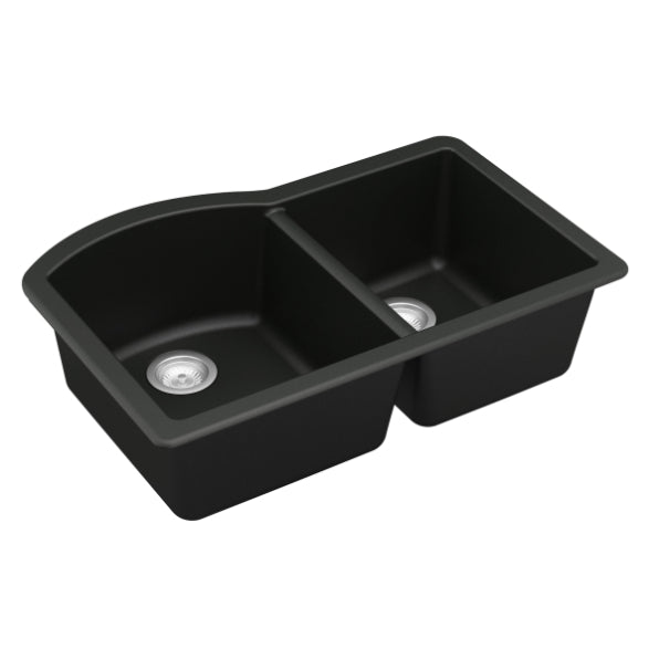 Quartz Composite Black Kitchen Sink Matte 2