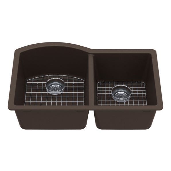 Quartz Composite Brown Kitchen Sink Matte 2