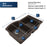 Quartz Composite Brown Kitchen Sink Matte 3