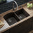 Quartz Composite Brown Kitchen Sink Matte 4