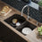 Quartz Composite Brown Kitchen Sink Matte 7