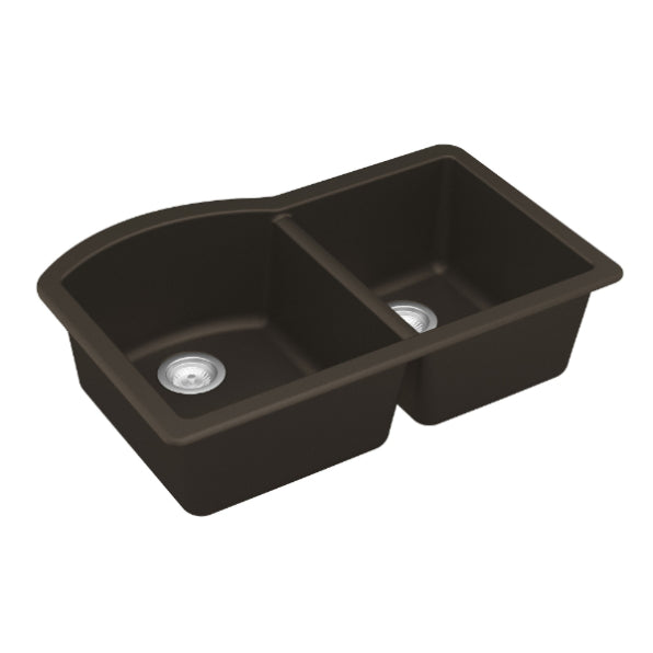 Quartz Composite Brown Kitchen Sink Matte 2