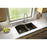 Quartz Composite Brown Kitchen Sink Matte 4