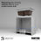 Quartz Composite Brown Kitchen Sink Matte 9