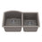 Quartz Composite Concrete Kitchen Sink Matte 2