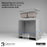 Quartz Composite Concrete Kitchen Sink Matte 9