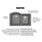 Quartz Composite Grey Kitchen Sink Matte 3