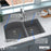 Quartz Composite Grey Kitchen Sink Matte 6