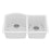 Quartz Composite White Kitchen Sink Matte 2