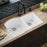 Quartz Composite White Kitchen Sink Matte 4