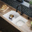 Quartz Composite White Kitchen Sink Matte 7