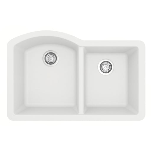 Quartz Composite White Kitchen Sink Matte 1