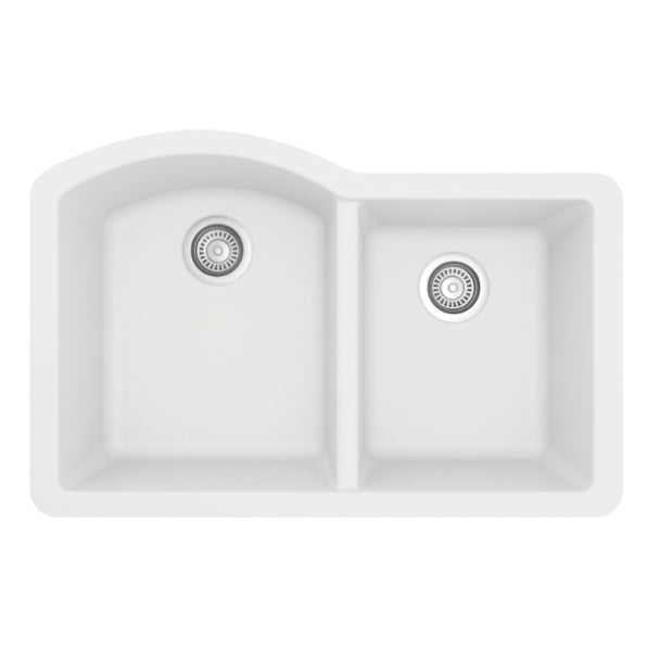 Quartz Composite White Kitchen Sink Matte 1