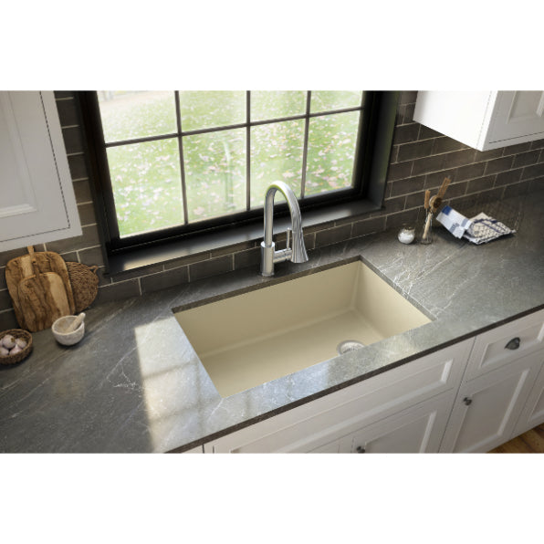 Quartz Composite Bisque Kitchen Sink Matte 4