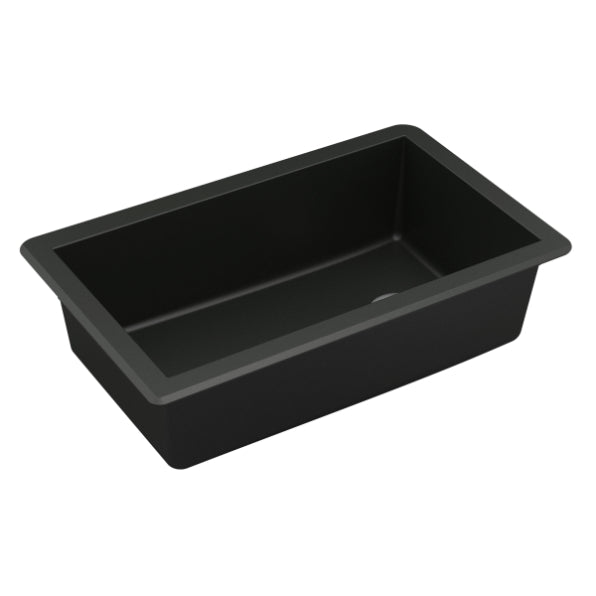 Quartz Composite Black Kitchen Sink Matte 2