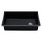 Quartz Composite Black Kitchen Sink Matte 2