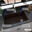Quartz Composite Brown Kitchen Sink Matte 6