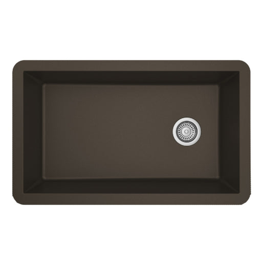 Quartz Composite Brown Kitchen Sink Matte 1