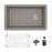 Quartz Composite Concrete Kitchen Sink Matte 1