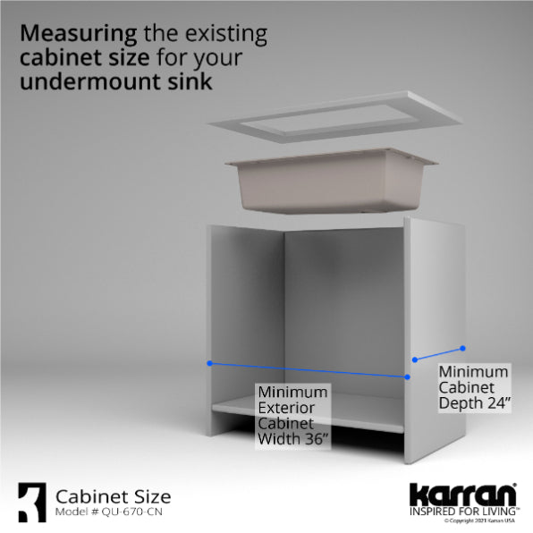 Quartz Composite Concrete Kitchen Sink Matte 9