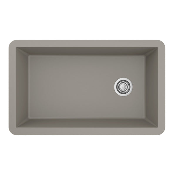 Quartz Composite Concrete Kitchen Sink Matte 1