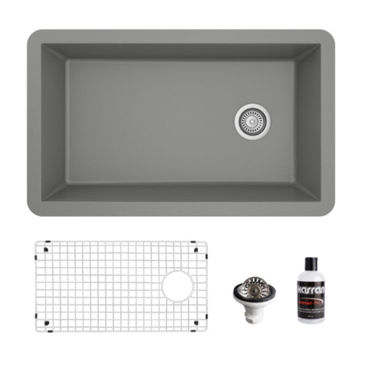 Quartz Composite Grey Kitchen Sink Matte 1