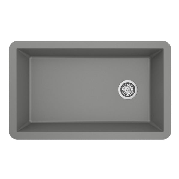 Quartz Composite Grey Kitchen Sink Matte 1